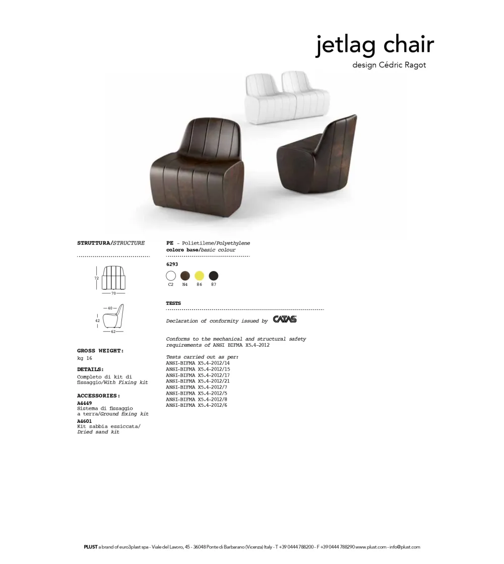 Fauteuil Jetlag - Plust