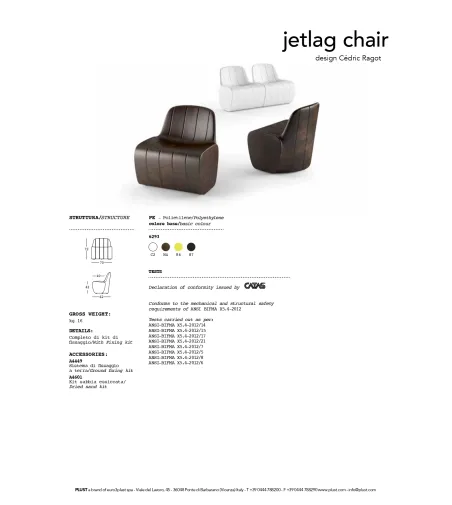 Fauteuil Jetlag - Plust