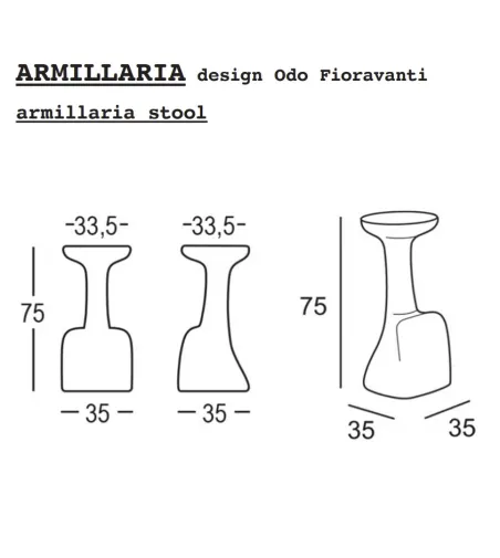 Taburete Armillaria - Plust