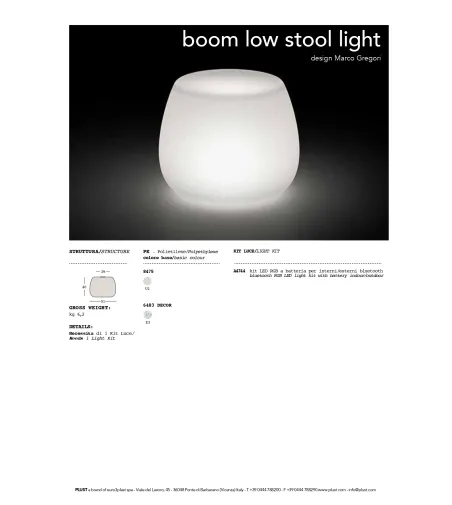 Pouff Boom Low - Plust