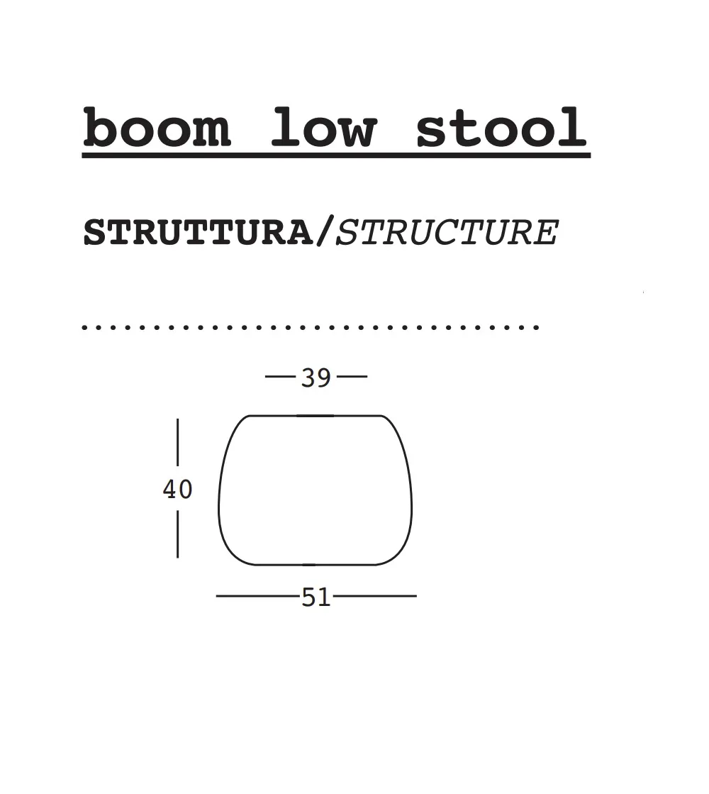 Puf Boom Low - Plust