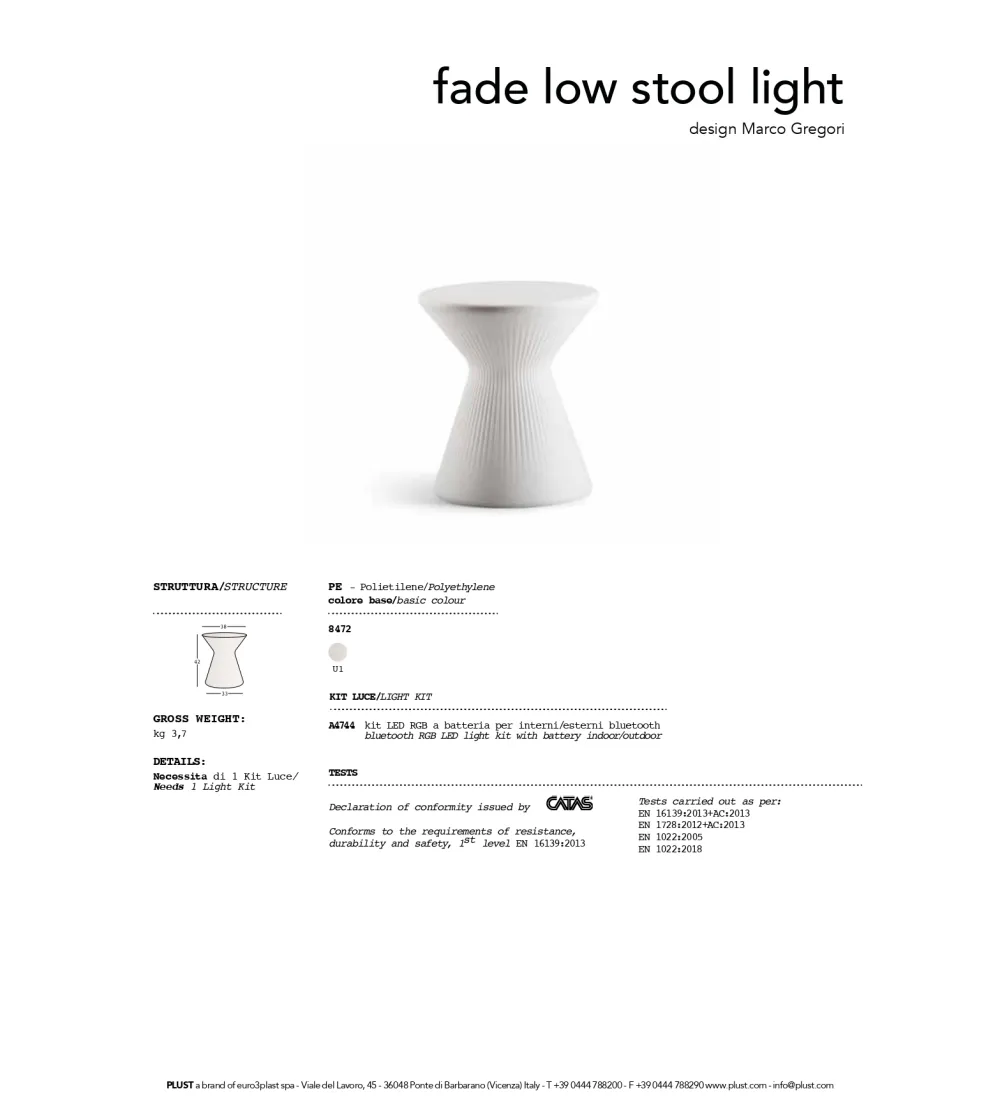 Plust - Fade Low Stool