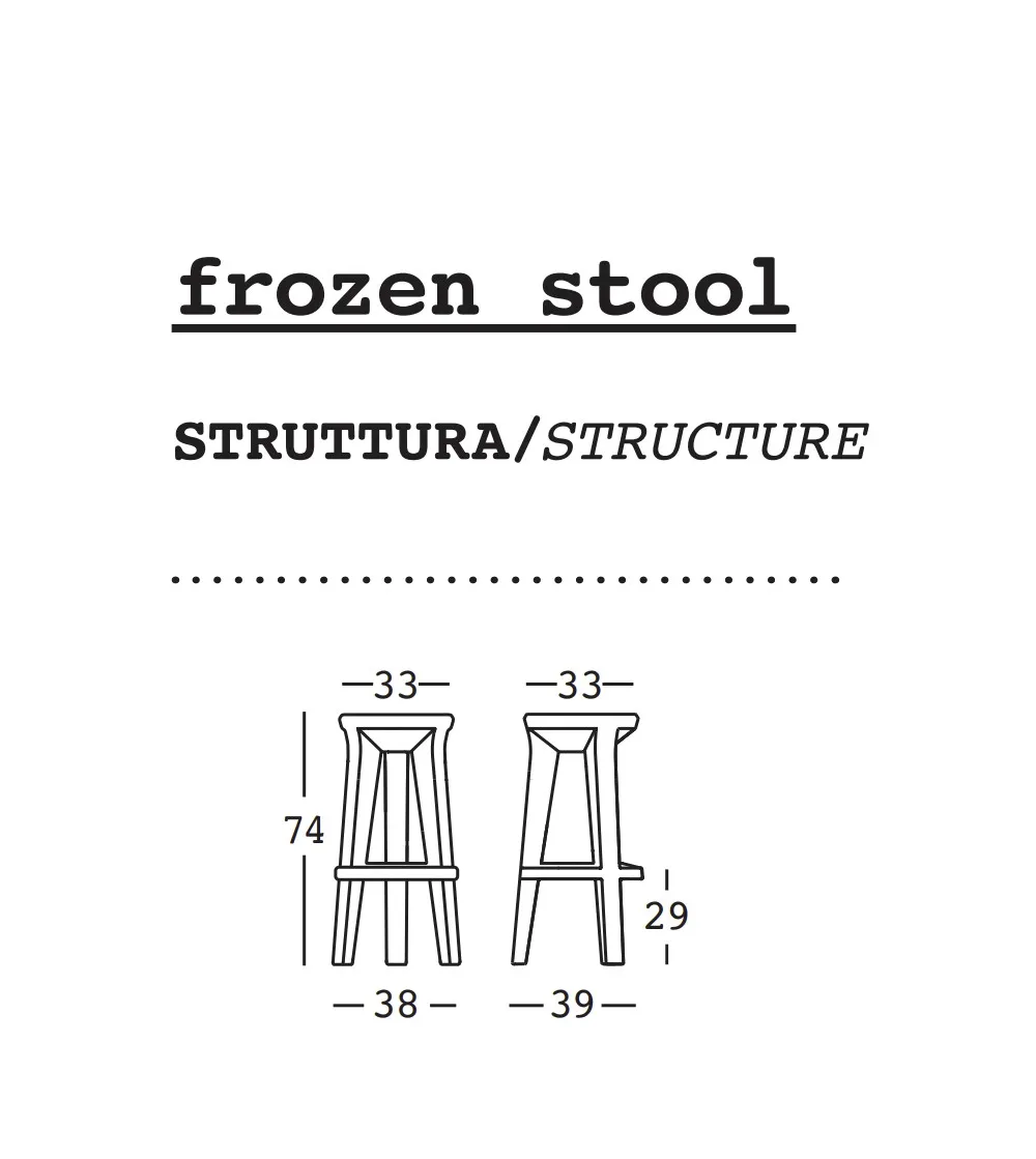 Sgabello Frozen - Plust
