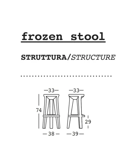 Tabouret Frozen - Plust