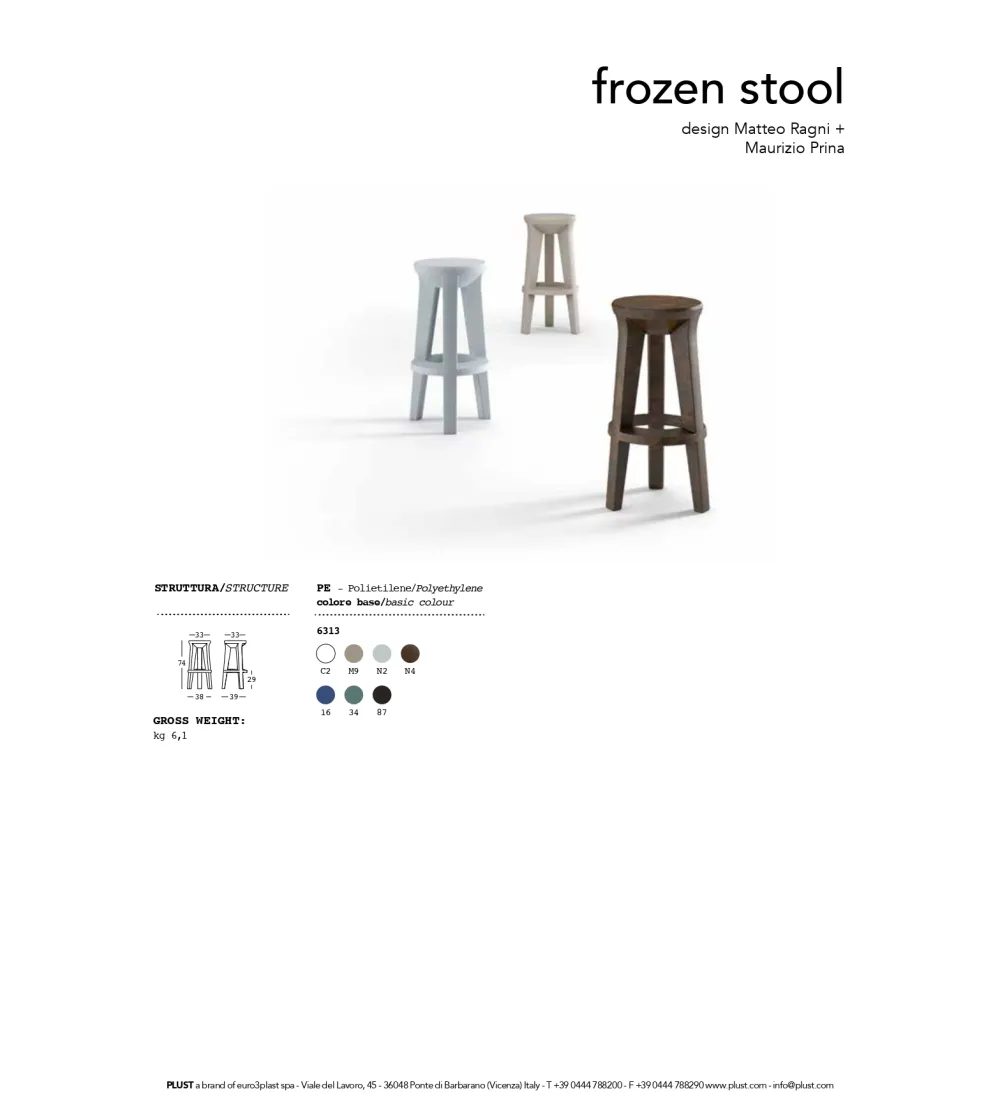 Tabouret Frozen - Plust