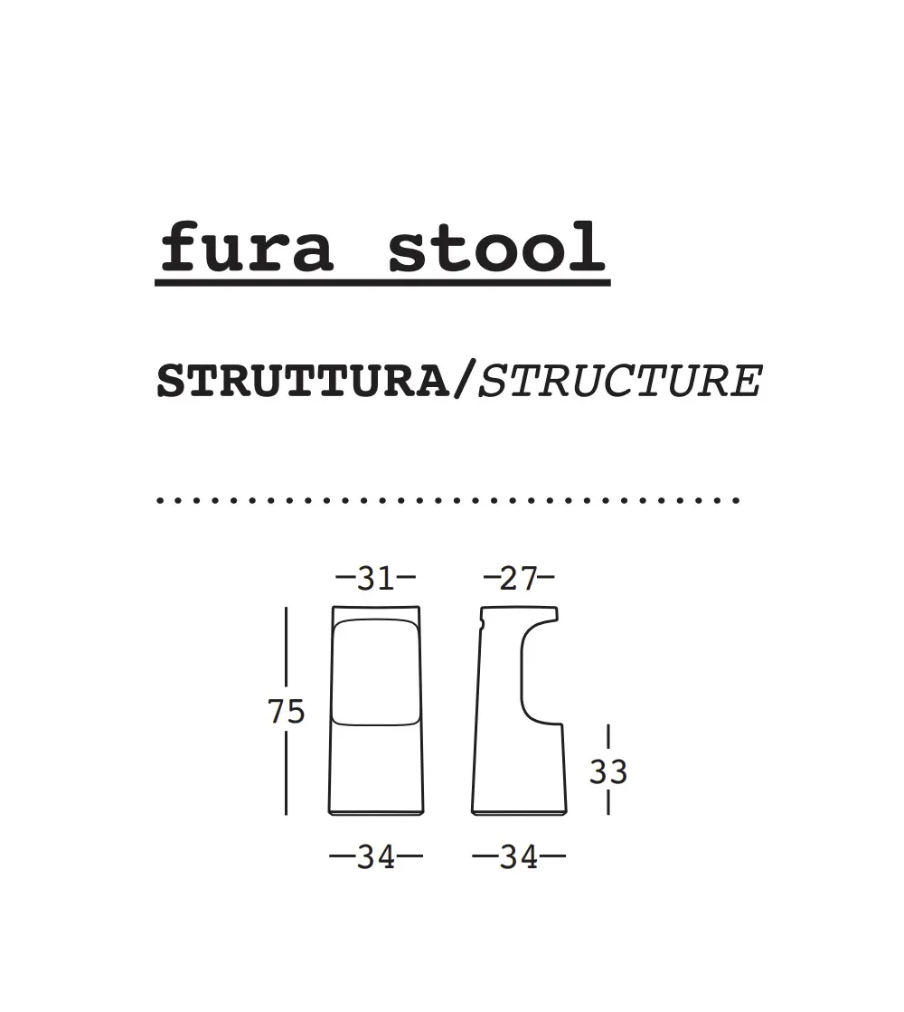 Sgabello Fura - Plust