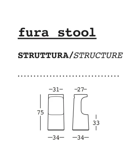 Taburete Fura - Plust