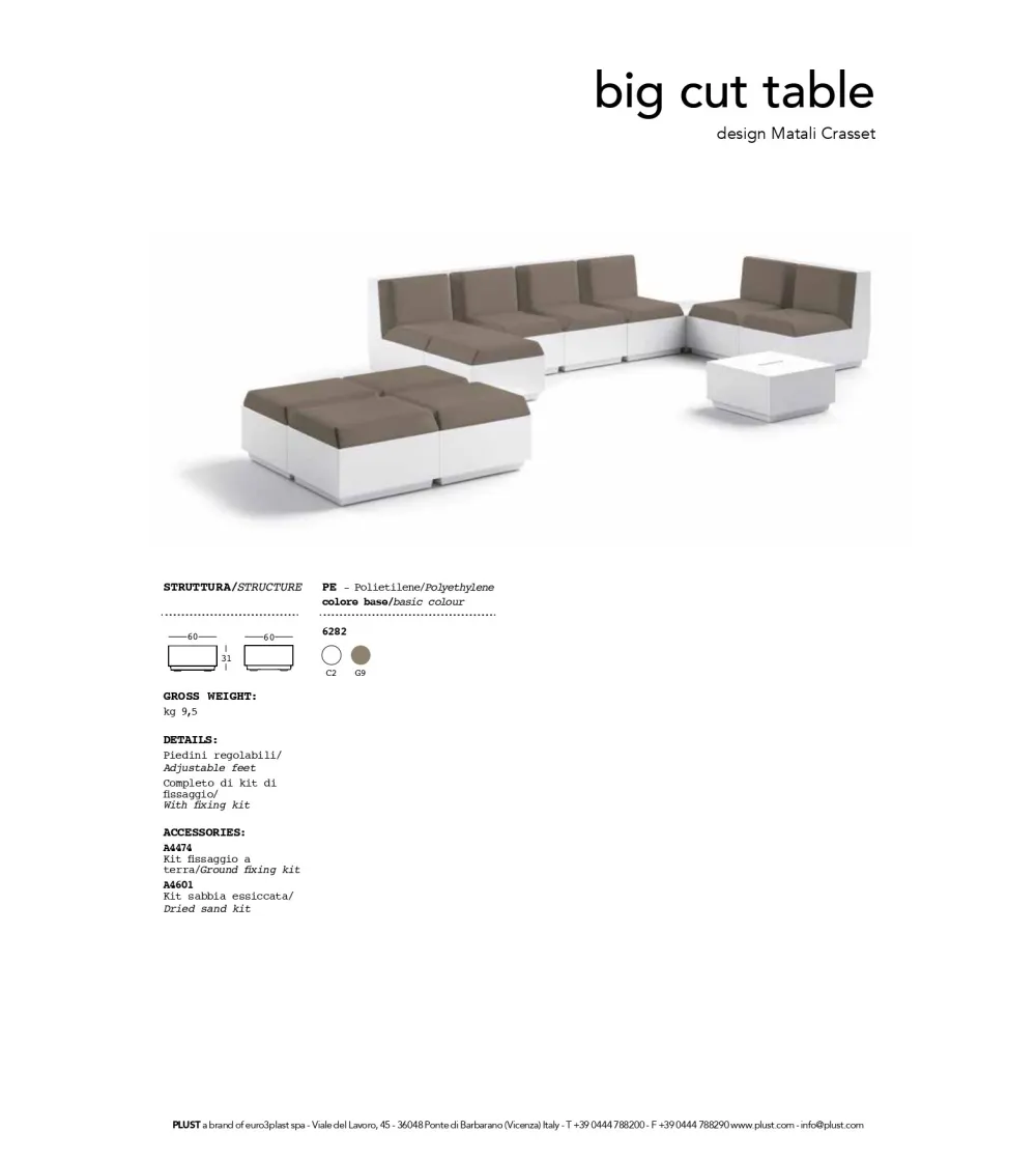 Plust - Big Cut Coffee Table