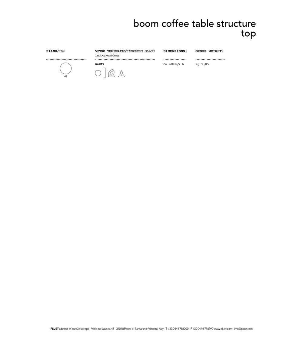 Plust - Boom Coffee Table