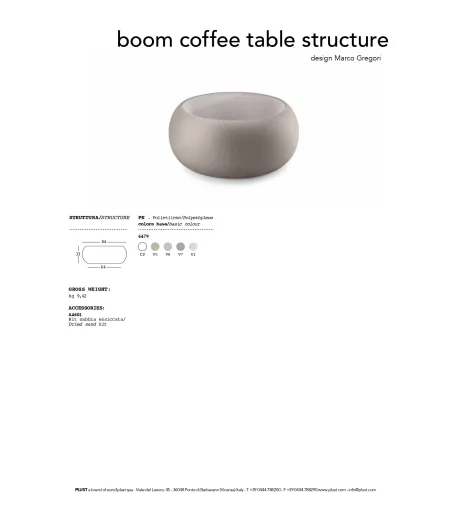 Tavolino Boom - Plust