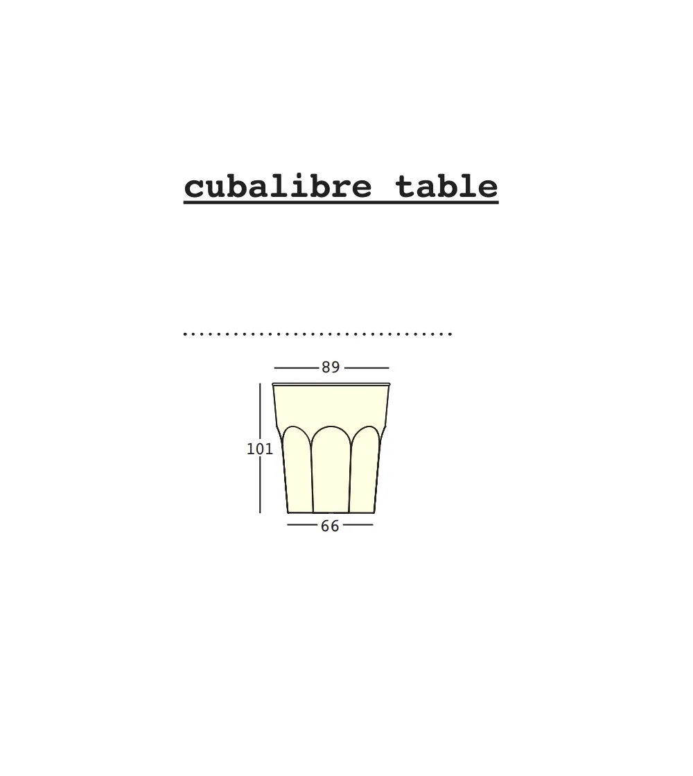 Table Cubalibre - Plust