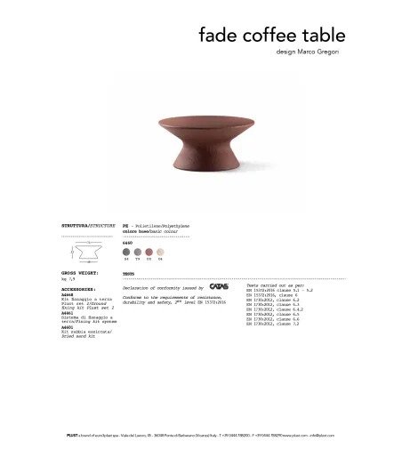 Tavolino Fade - Plust