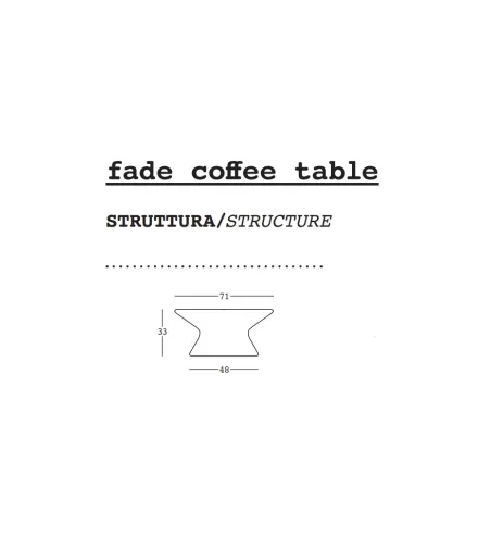 Tavolino Fade - Plust