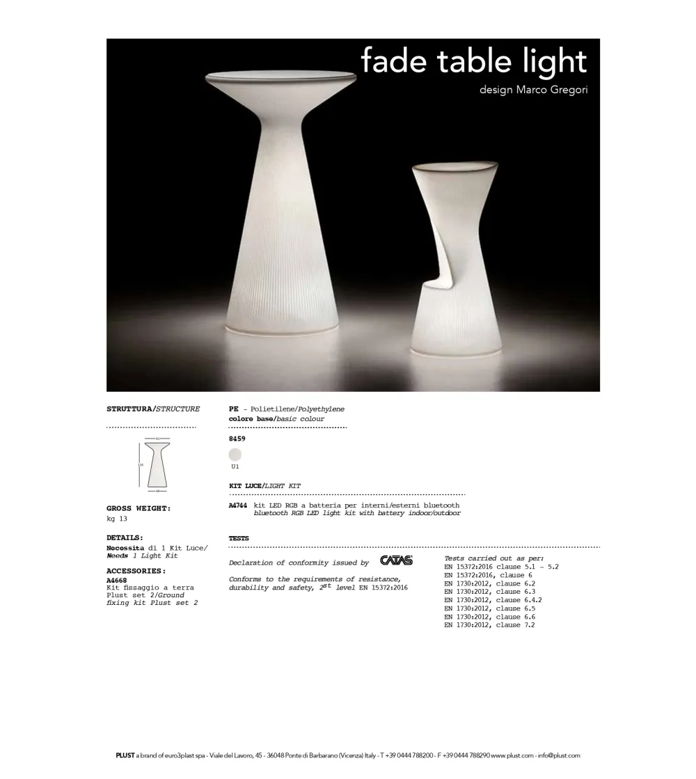 Plust - Fade Hoher Tisch