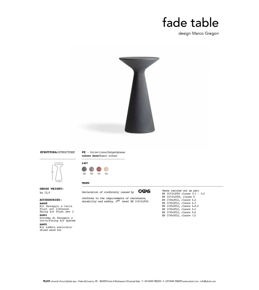 Plust - Fade High Table