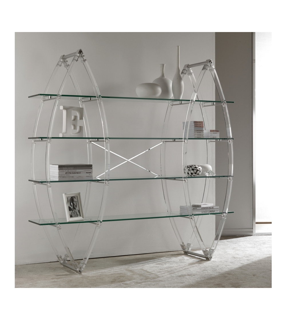 Bookcase Cristal Book La Seggiola