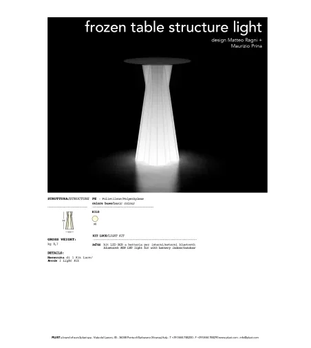 Plust - Frozen High Round Table