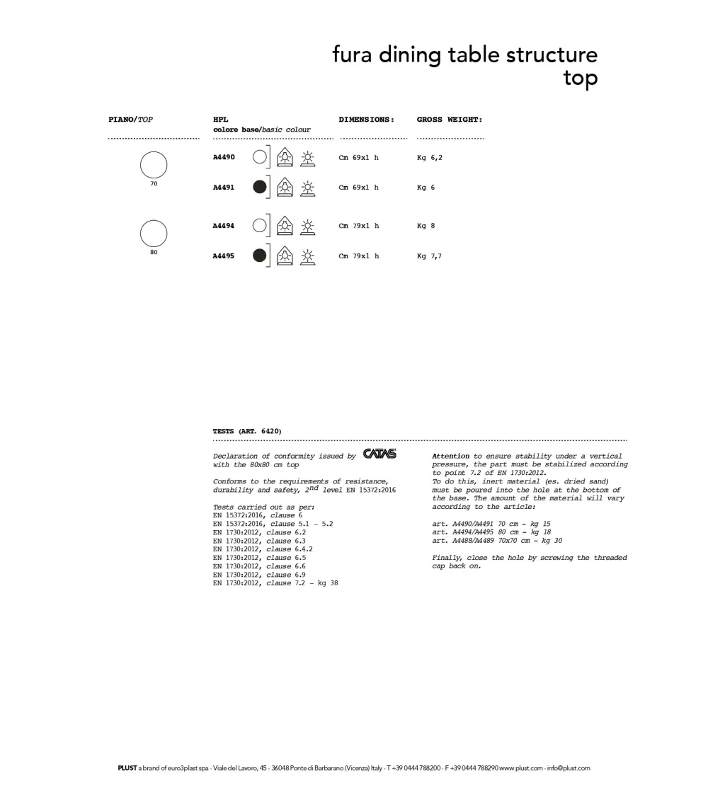 Plust - Fura Tisch