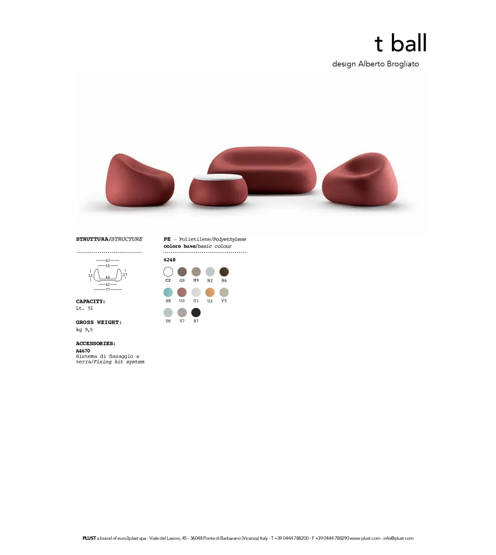 Plust - T Ball Coffee Table