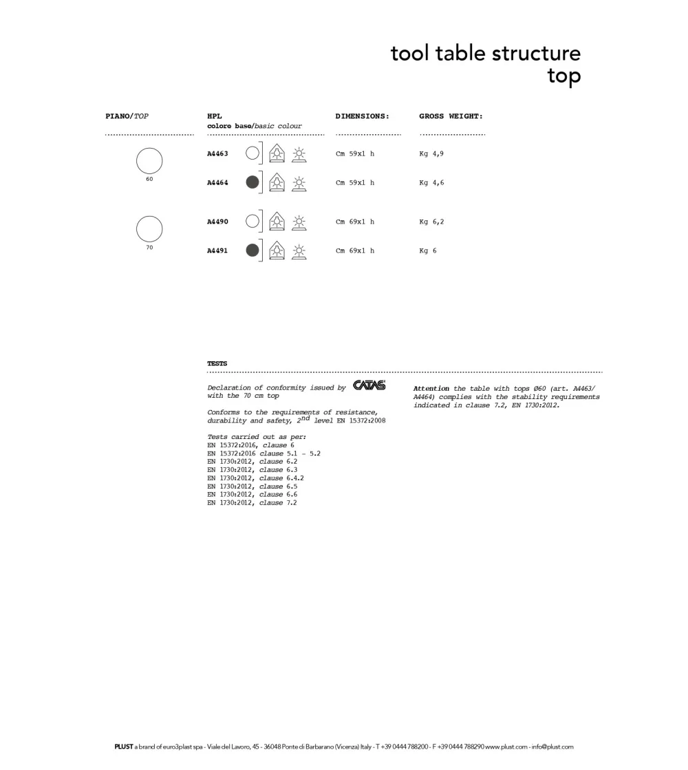 Plust - Tool High Table