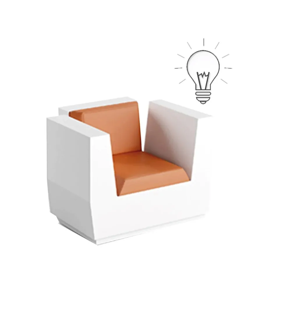 Fauteuil Big Cut Light - Plust