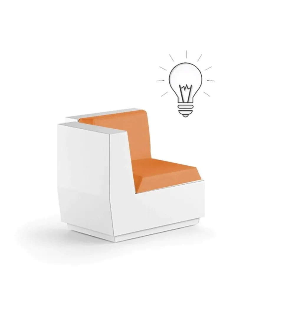 Fauteuil d'angle Big Cut Light - Plust
