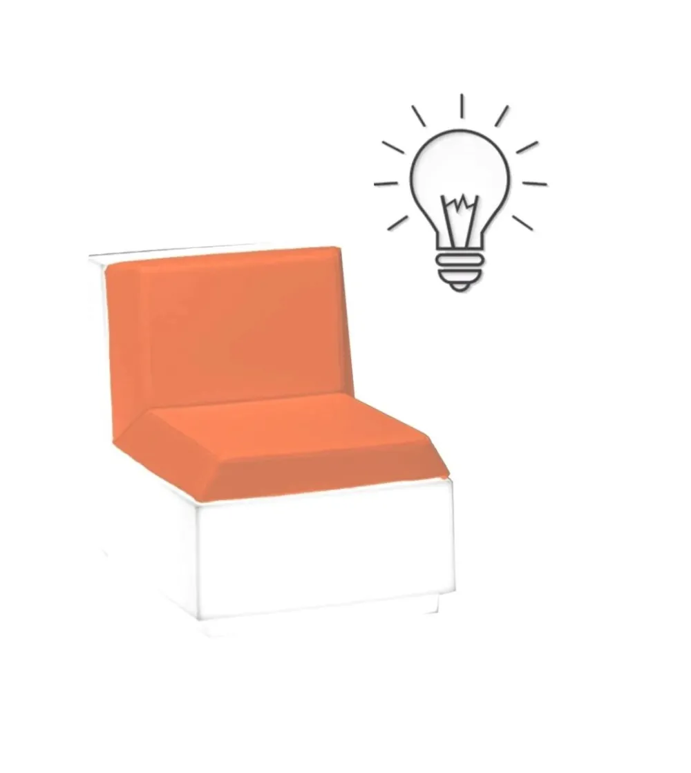 Sillón Big Cut Light sin Reposabrazos...