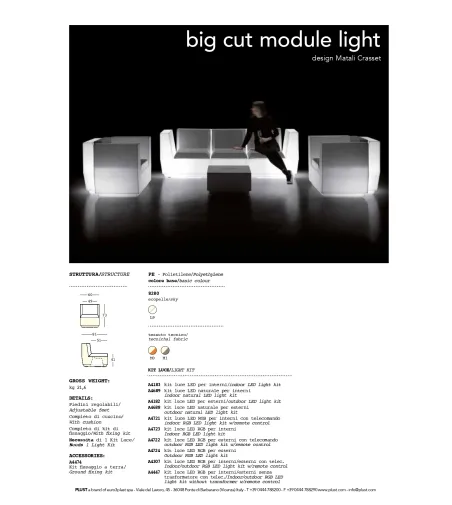 Plust - Big Cut Light Armchair without Armrests