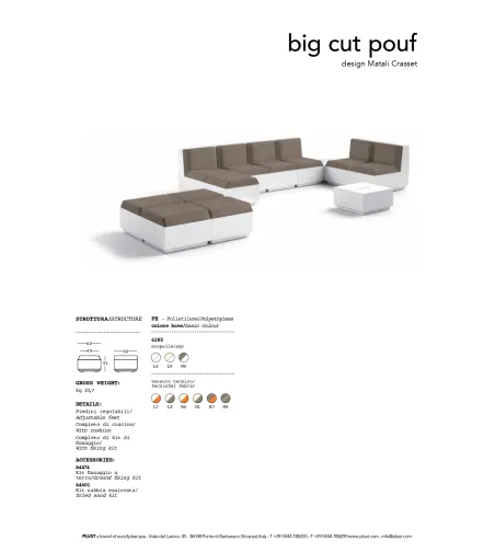 Pouff Big Cut - Plust