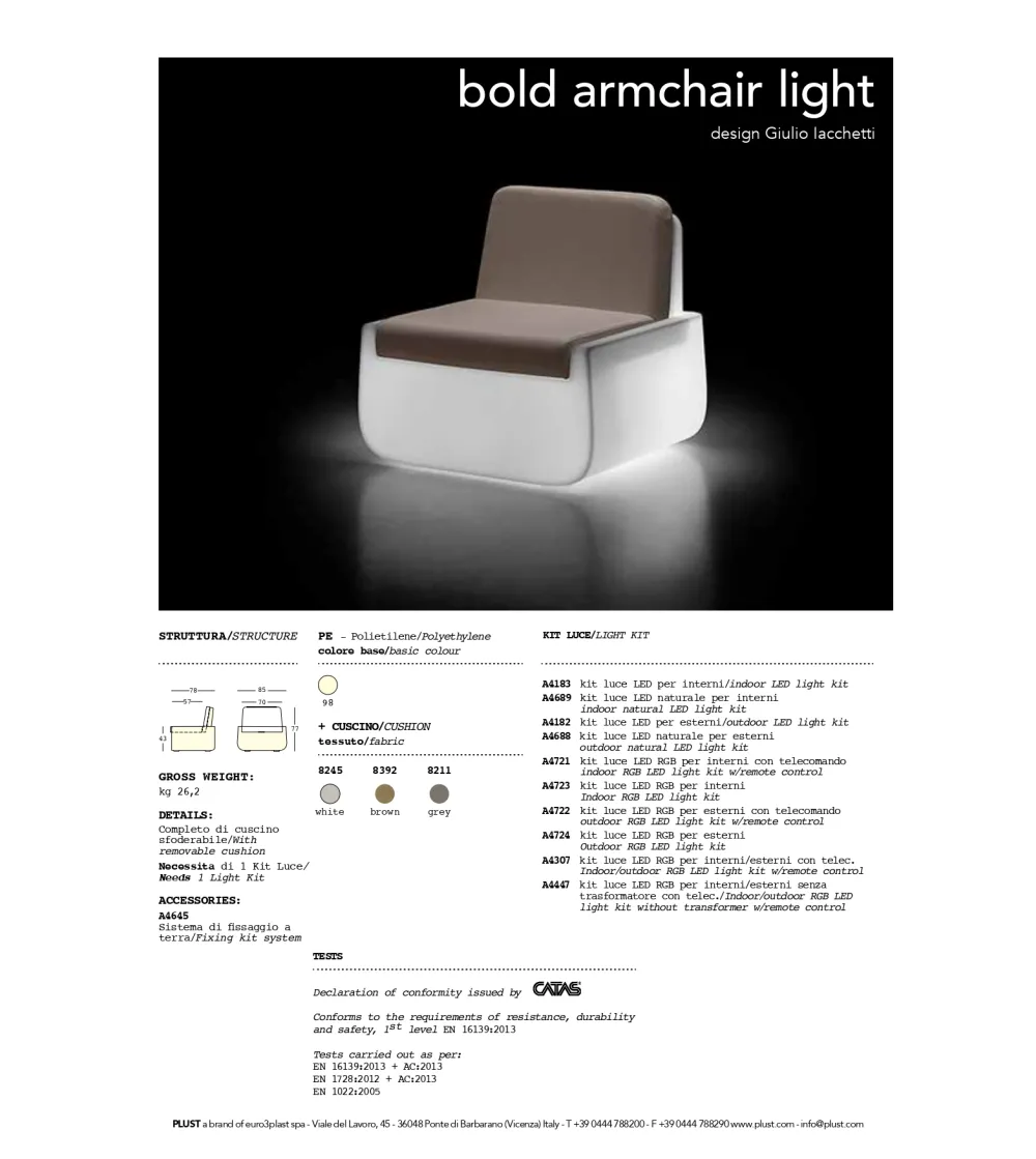 Sillón Bold Light - Plust