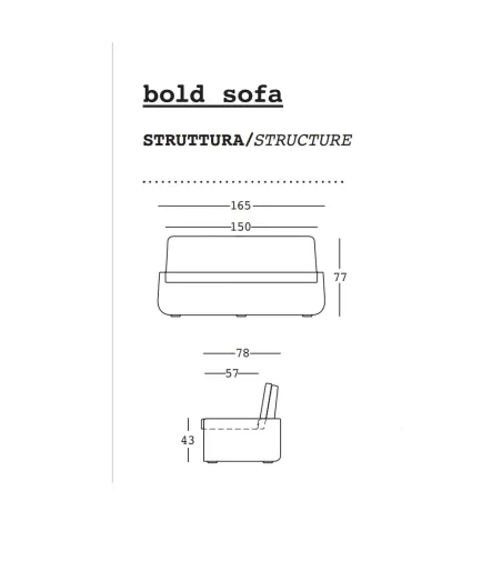 Canapé Bold - Plust