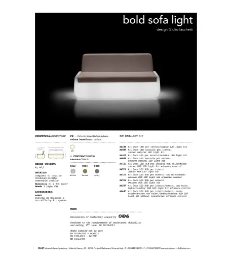 Divano Bold Light - Plust