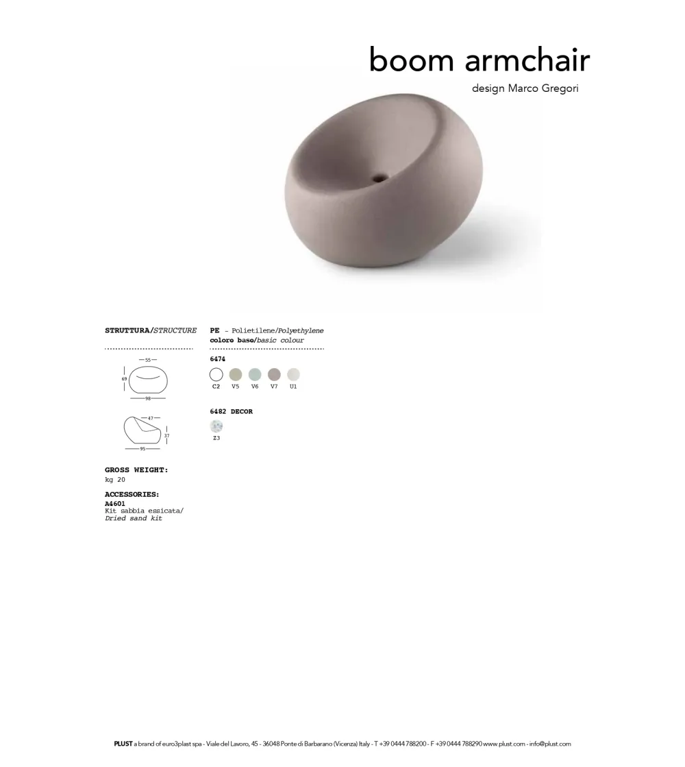 Fauteuil Boom - Plust