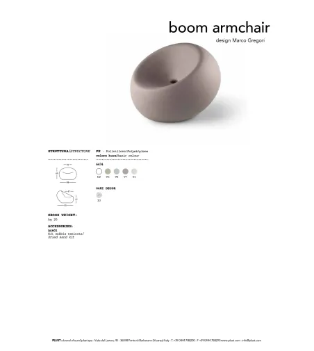 Poltrona Boom - Plust