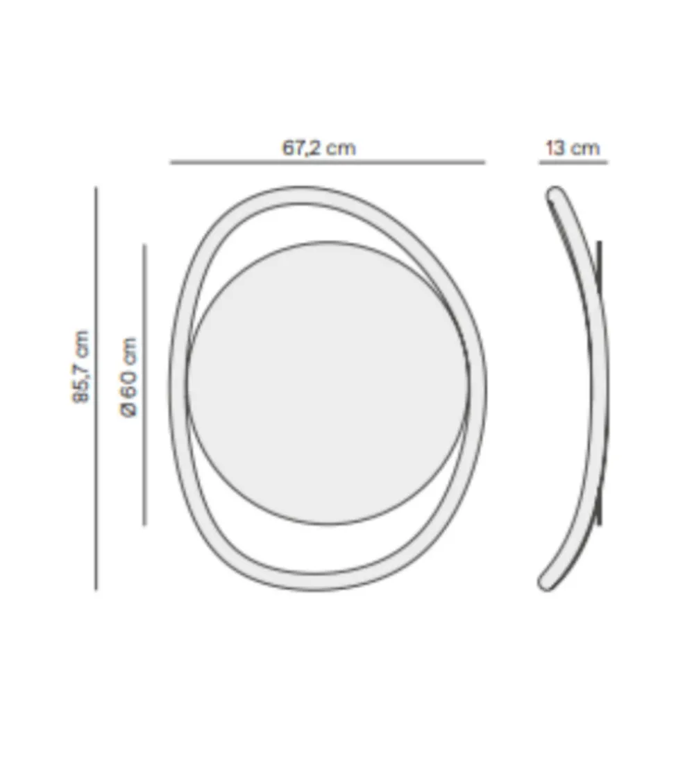 Miroir Unut Round - Nomon