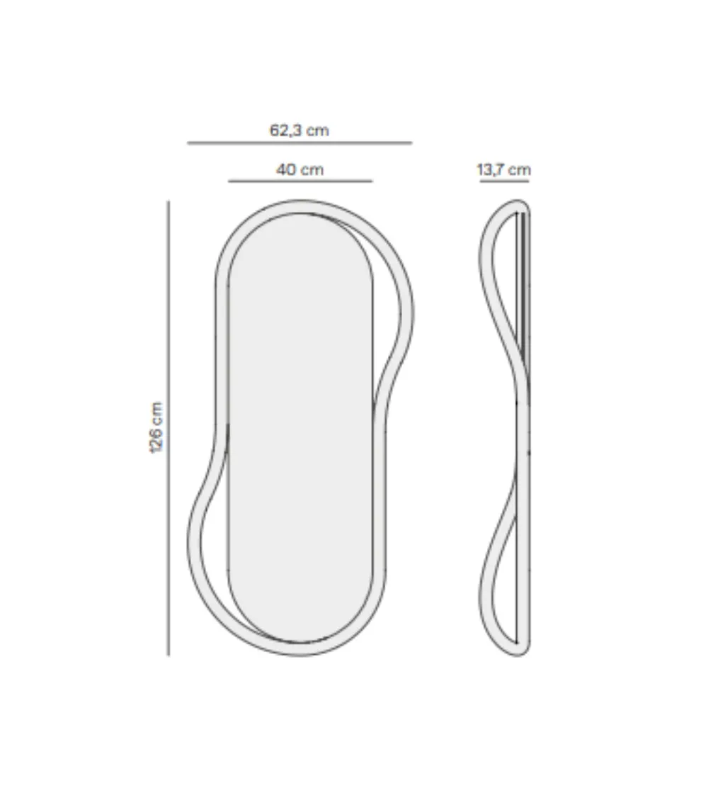 Nomon - Unut Oval Mirror