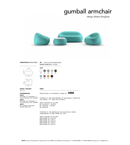 Fauteuil Gumball - Plust