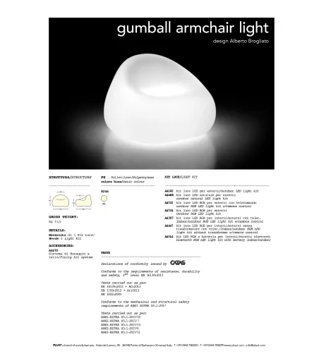 Poltrona Gumball - Plust