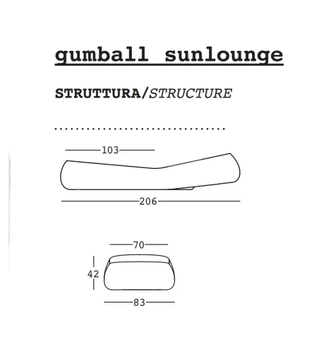 Tumbona de Sol Gumball - Plust