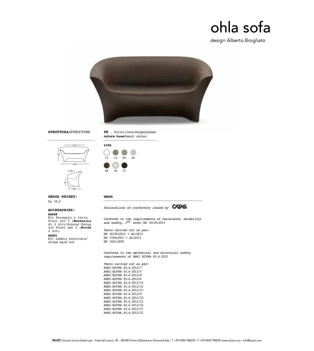 Canapé Ohla - Plust