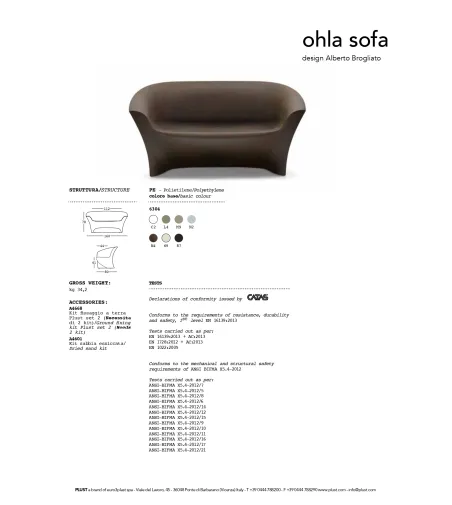 Divano Ohla - Plust