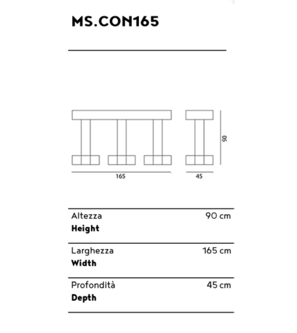 Mobili Sintetici Konsolentisch - Medulum