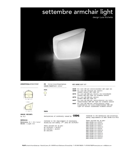 Plust - Settembre Sessel