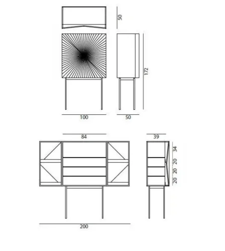 Buffet Haut Astro - Medulum