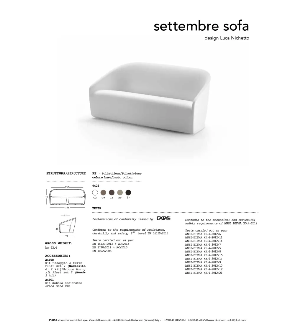 Plust - Settembre Sofa