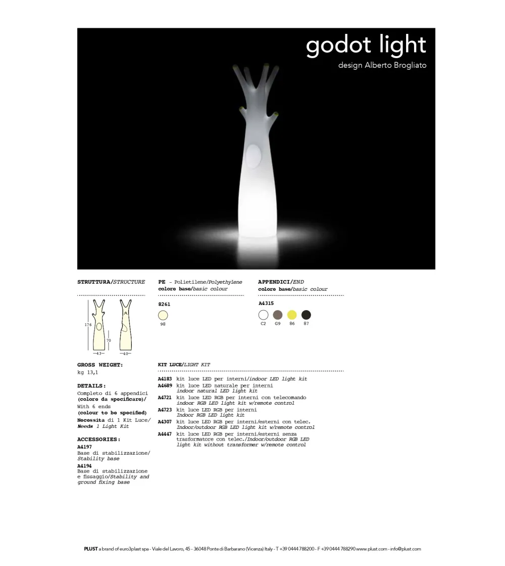 Perchero Godot Light - Plust