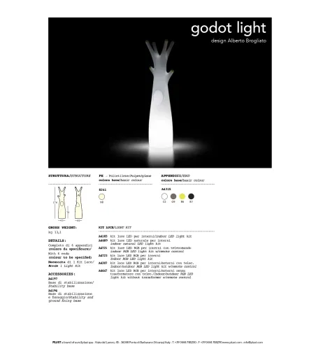 Plust - Godot Light Kleiderbügel