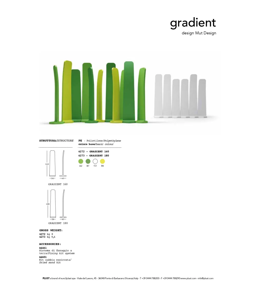 Divisorio Modulare Gradient - Plust