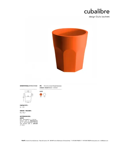Jarrón Cubalibre - Plust