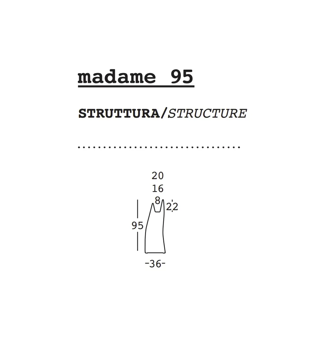 Vase Madame 95 - Plust